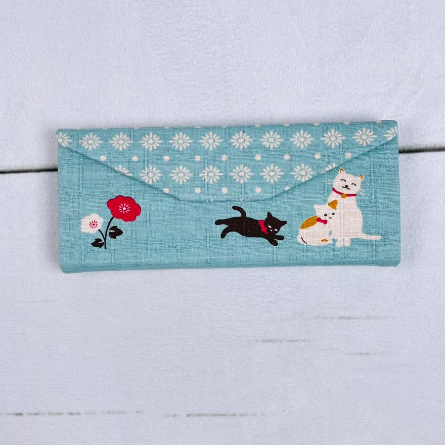 京都くろちく ねこらんまん メガネケース さとうさん家