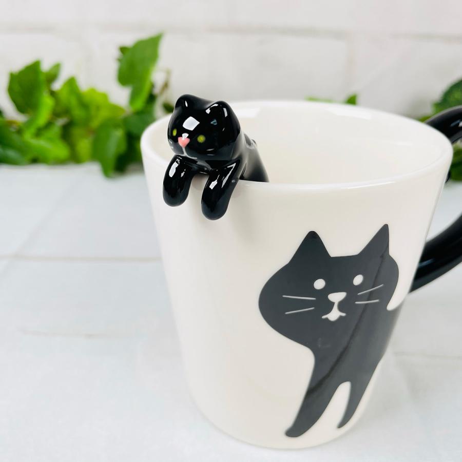 デコレ よじのぼりスプーン（三毛猫/黒猫/トラ猫） : モフタス・ストア