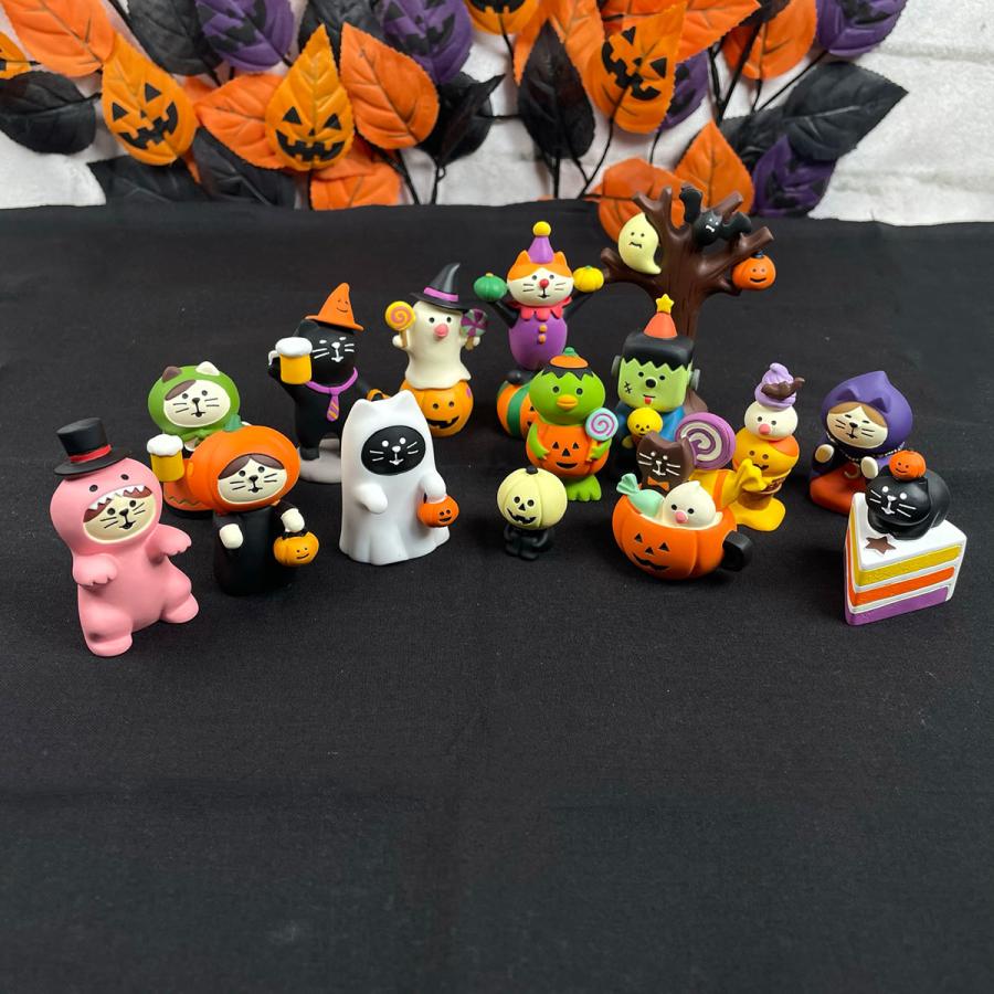 コンコンブル concombre デコレ ハロウィン3点セット 文鳥こうもり