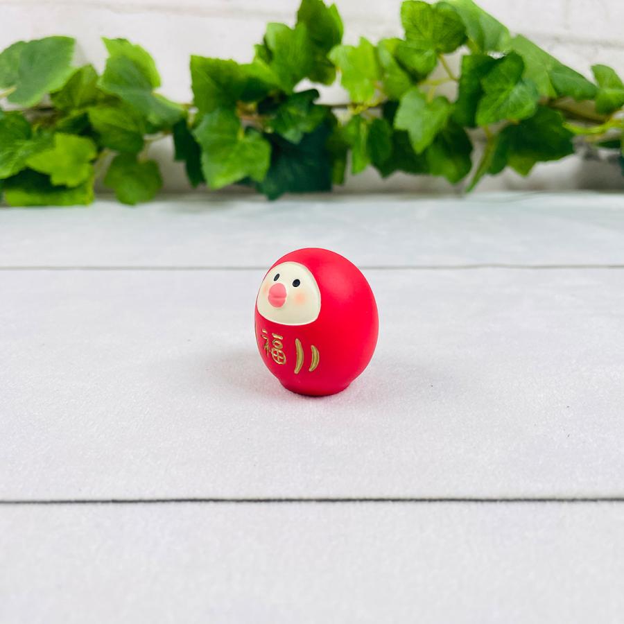 デコレ コンコンブル（concombre） 文鳥だるま（紅/白） | DECOLE | 04