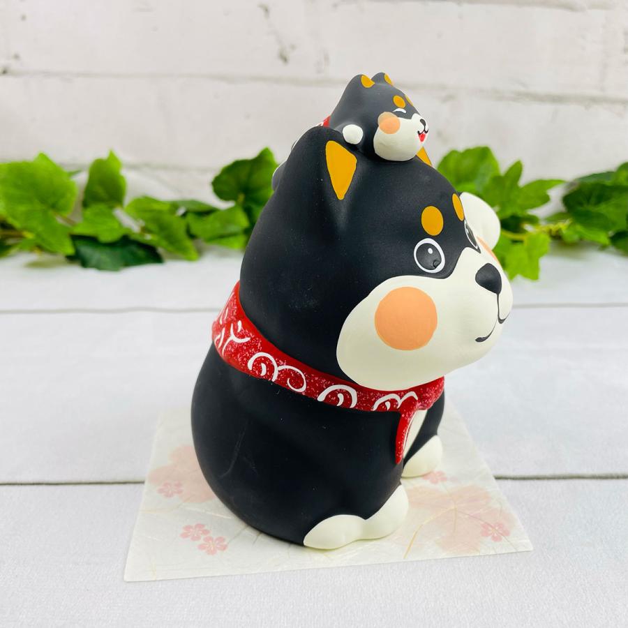 リュウコドウ 親子で福招きだワン貯金箱 柴犬 : モフタス・ストア