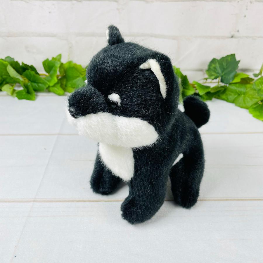 童心ぬいぐるみ　日本製　キャバリア柴黒お座り キャバリア ブラックタン ブラタン 黒 ぬいぐるみ 犬 リアル