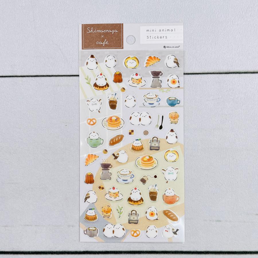 エヌビー社 透明シール大（ミニアニマルステッカー） チル シマエナガ