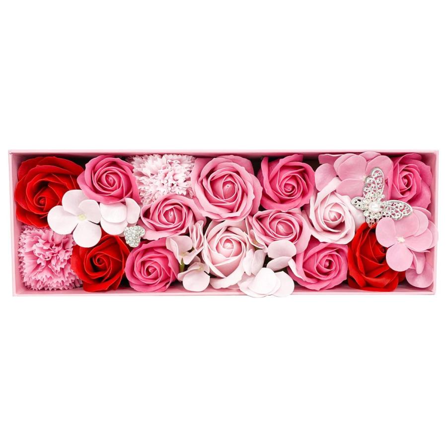 レッドBOX バスフレグランス 入浴剤 ギフト プレゼント おしゃれな花の形のバスフレグランス