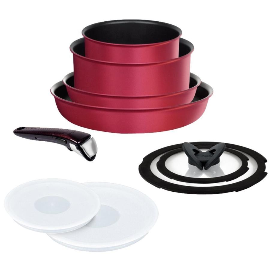 T Fal ティファール 鍋 フライパン 9点 セット 着脱式取っ手 蓋 付 インジニオ ネオ Ihルビー エクセレンス セット9 Ih対応 L T Fal Ru もふもふ雑貨店 通販 Yahoo ショッピング