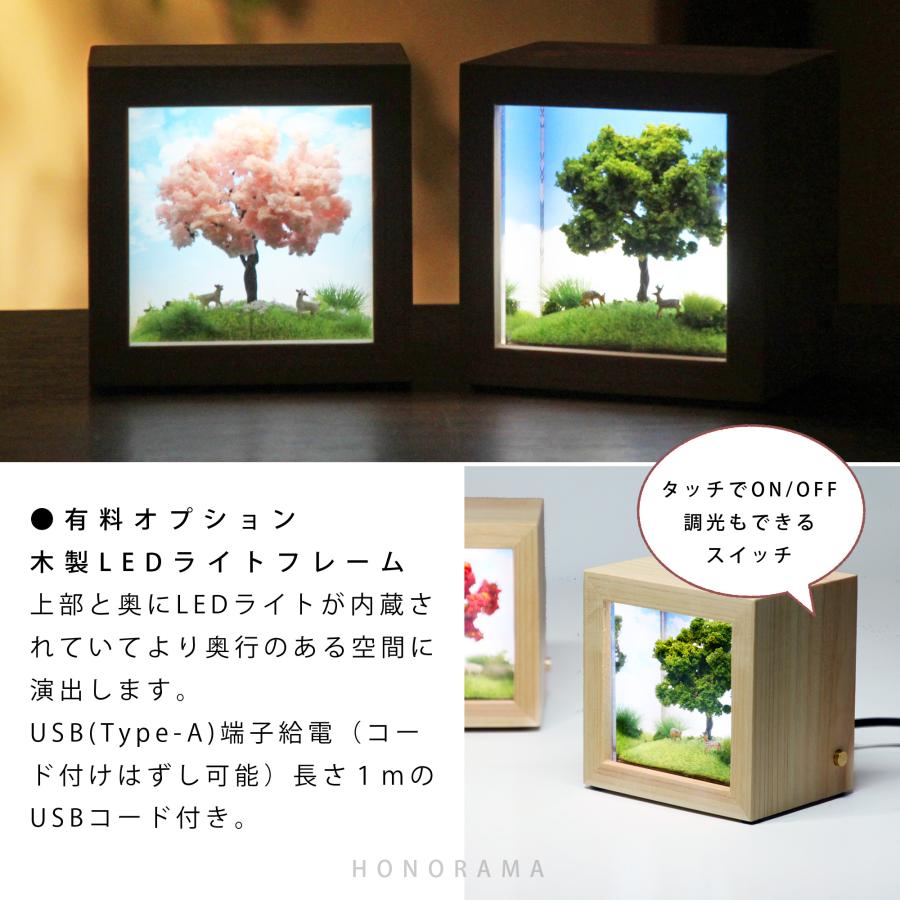 ジオラマフレームセット 四季の丘〜秋・あざやかな紅葉 ミニチュア