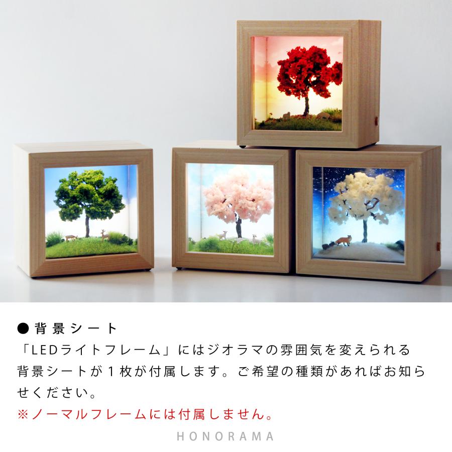 ジオラマフレームセット 四季の丘〜秋・あざやかな紅葉 ミニチュア