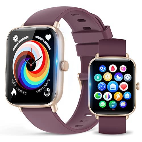 ASWEE スマートウォッチ【2022末 革新Smart Watch】1.69インチ（4.3cm）タッチスクリーン 活動量計 腕時計 歩数計