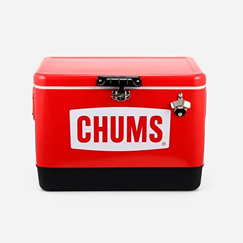 チャムス (CHUMS) スチールクーラーボックス レッド 54L CH62-1802