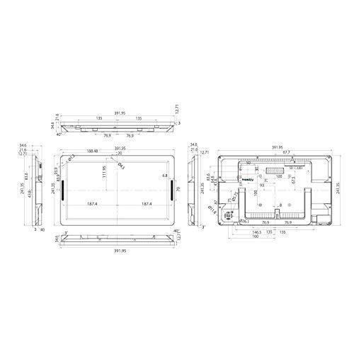 【値下げ中】 IVA15 15インチ 人感センサー・メモリー内蔵型 電子POP 着脱スタンド・自立スタンド付き 店頭販促 ディスプレイ 業務用 デジタルサイネ 【UOI6501698176】(23263円)