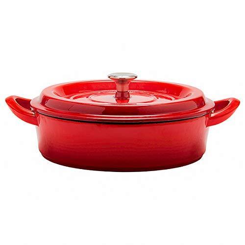 グッドプラス (GoodPlus+) キャストポット 24cm浅型 レッド外