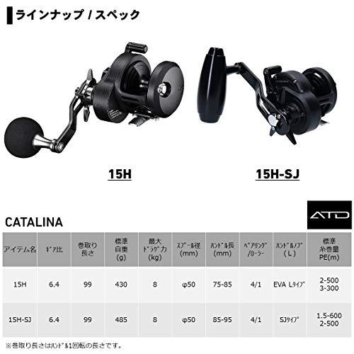 【メール便】 ダイワ(DAIWA) ベイトリール 19 キャタリナ 15H-SJ (2019モデル) 【3426914233】(19022円)