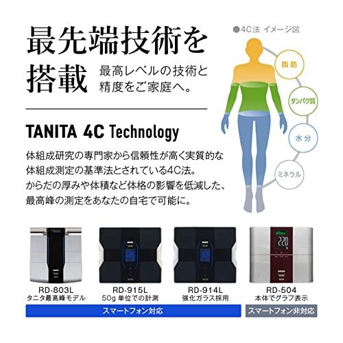 タニタ 体重 体組成計 スマホ 50g 日本製 ゴールド RD-915L GD 医療