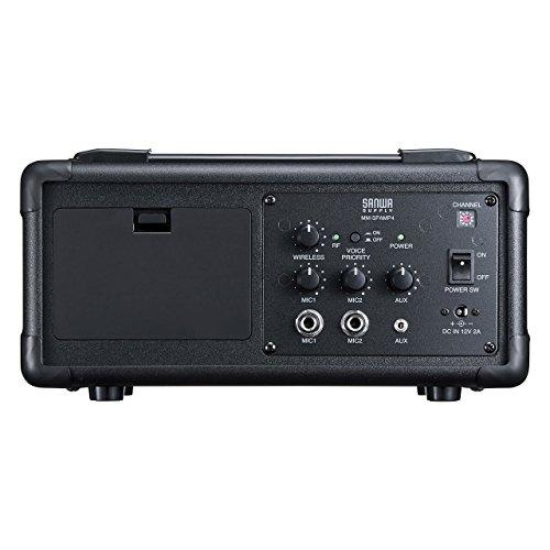 サンワサプライ ワイヤレスマイク付き拡声器スピーカー MM-SPAMP4 MM SPAMP4 スピーカー本体