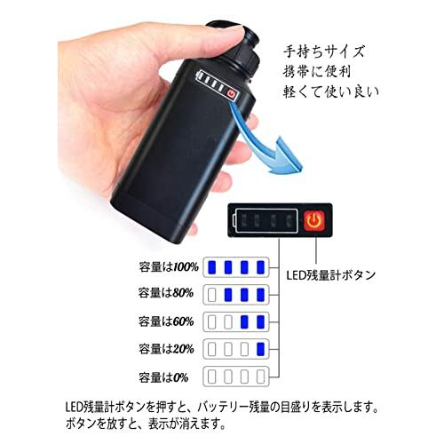 ツをネット通販で購入 POVNAS 電動リール用 互換バッテリー 4500mAh LED残量計付き