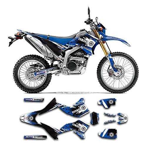 KUNGFU GRAPHICS（カンフー グラフィックス）DIRT BIKE ダートバイク フルキット ビニールステッカー（ブルー）適合