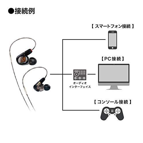 ワンピなど最旬ア！ audio-technica モニターイヤホン ATH-E70