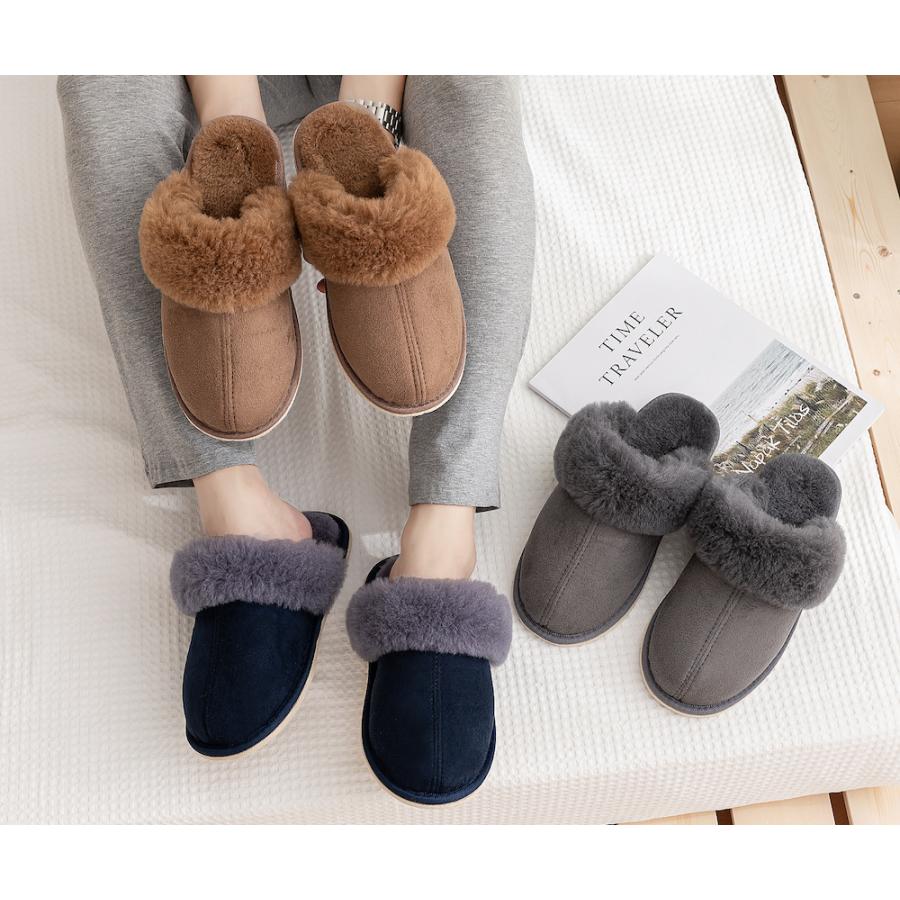 　Sale ２足セット スリッパ 冬用 ムートンスリッパ レディース あったか ムートン ふわふわ 暖かい MLサイズ 室内履き |  | 07