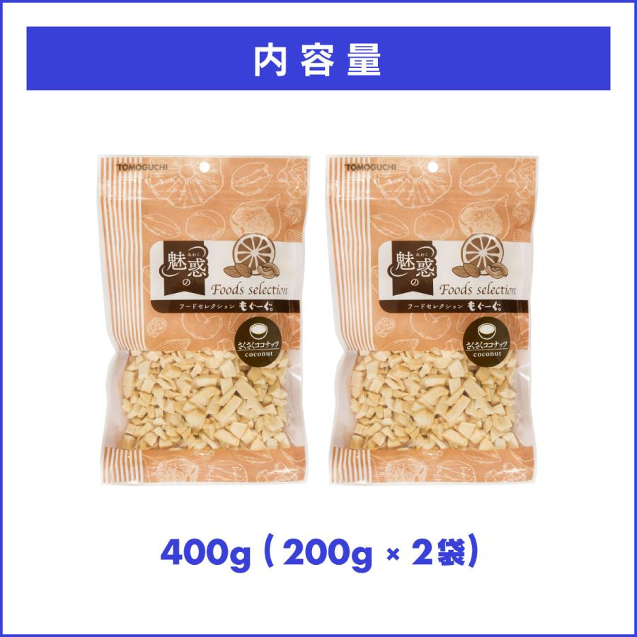 TOMOGUCHI（友口） 魅惑のさくさくココナッツ 400g ドライ チップ