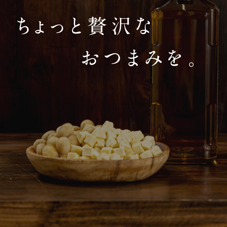 魅惑のマカチーセット マカダミアナッツ塩付き255g+フリーズドライチーズ240g ナッツ 木の実 塩付 送料無料 アルミ袋 チャック おつまみ つまみ 酒 酒の ツマミ | TOMOGUCHI | 08