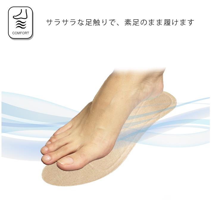 2daysインソール 5足セット 10日分 お試し 使い捨て 素足 パンプス 汗