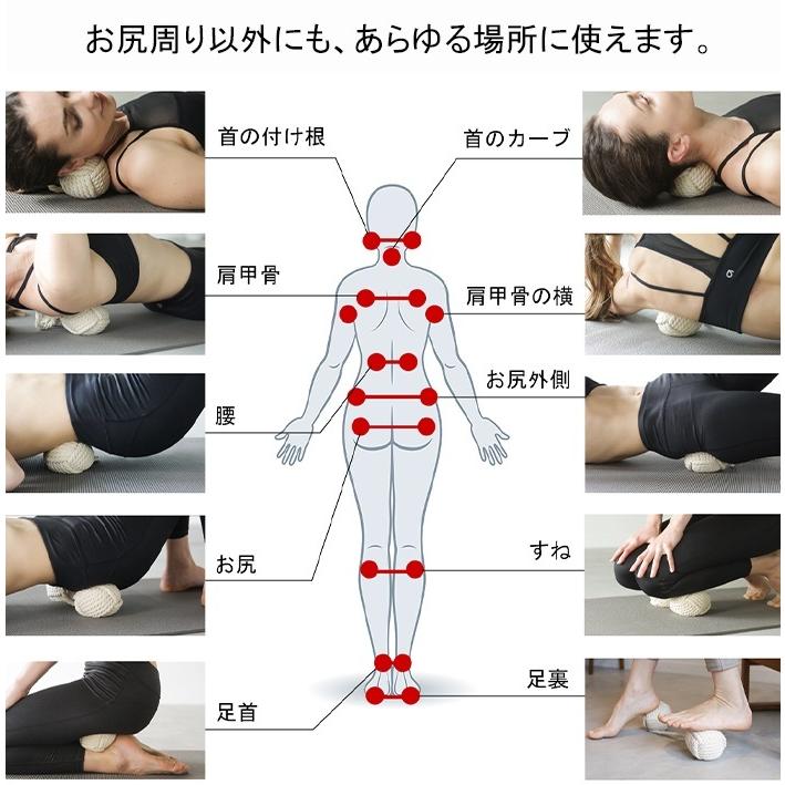 TIE BALLS 振動・加熱マッサージボール グレー&Sボール TIE BALLS 振動・加熱マッサージボール グレー&Sボール