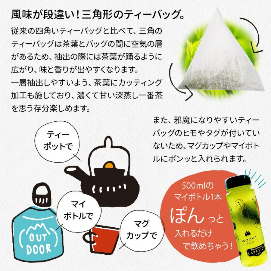 緑茶 ティーバッグ お茶 深蒸し茶 3.5g×20個 静岡茶 日本茶 カテキン