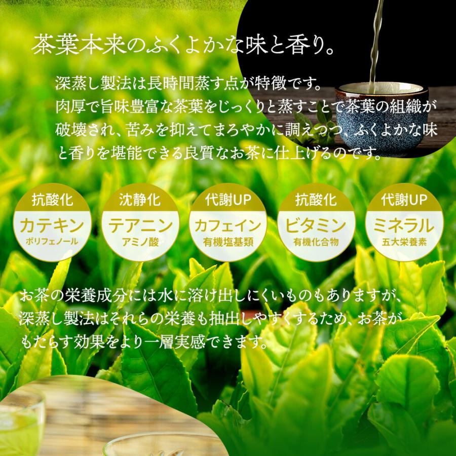 お茶 緑茶 お茶の葉 100g×3袋 限定特蒸 熟成蔵出し茶 深蒸し茶 茶葉 静岡茶 煎茶 日本茶 牧之原 無添加｜moguhagu｜03