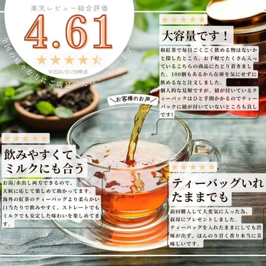みずたま農園製茶場 和紅茶 水出し 植物由来ティーバッグ マイボトル