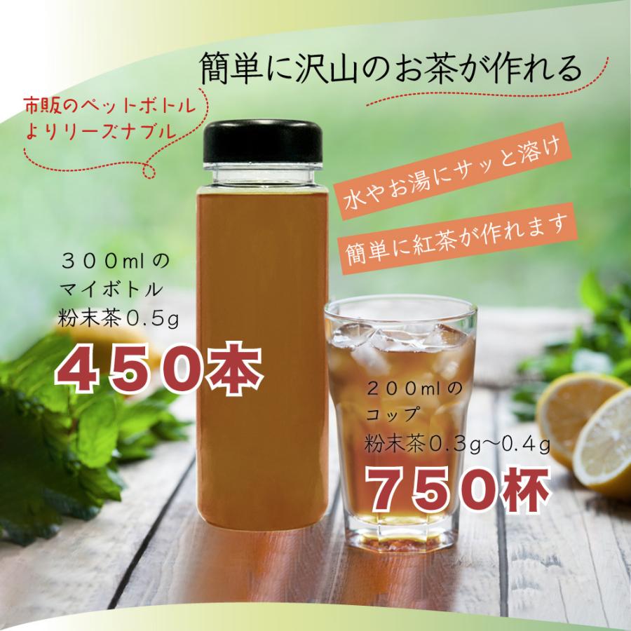 女性に人気 茶葉の栄養 まるごと 粉末和紅茶 Black 225g Tea