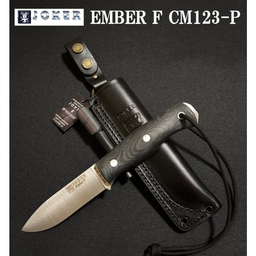 ジョーカー CM123-P エンバー F マイカルタ ブッシュクラフトナイフ