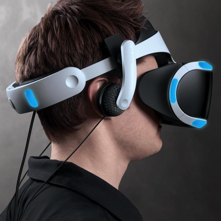 Mantis PS VR・ Lenovo Mirage Solo用ヘッドホン HMD一体型/クリップ式