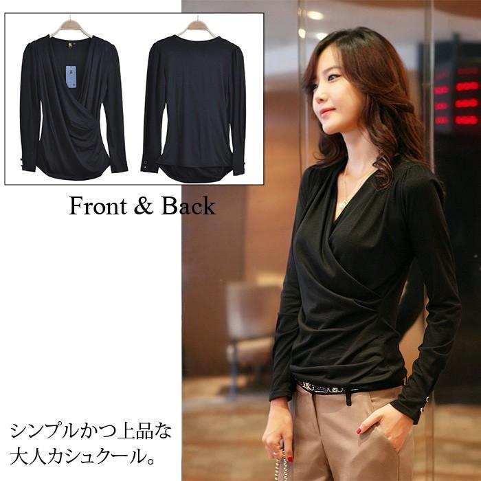 トップス カシュクール カットソー カシュクールロングスリーブカットソー |  | 03