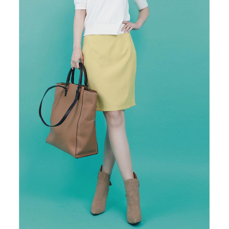 スカート タイトスカート ベーシック 膝丈 タイト お仕事 通勤 オフィス 大人の女性 スリット ハイウエスト ペンシル |  | 11