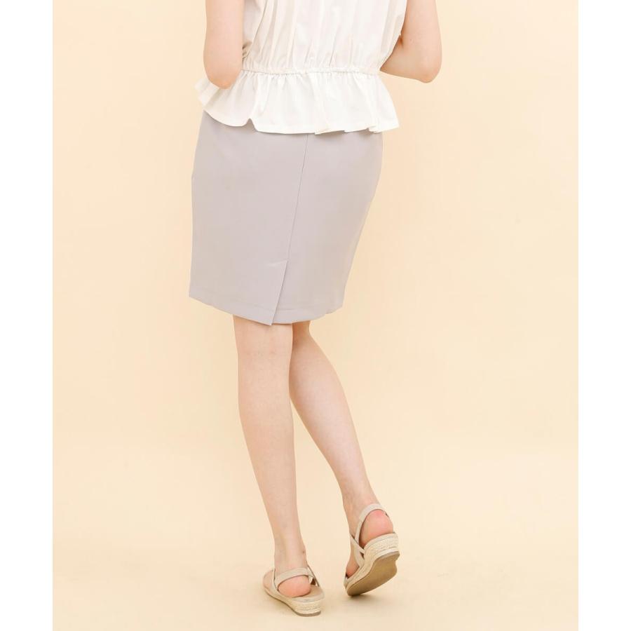 スカート タイトスカート ベーシック 膝丈 タイト お仕事 通勤 オフィス 大人の女性 スリット ハイウエスト ペンシル |  | 04