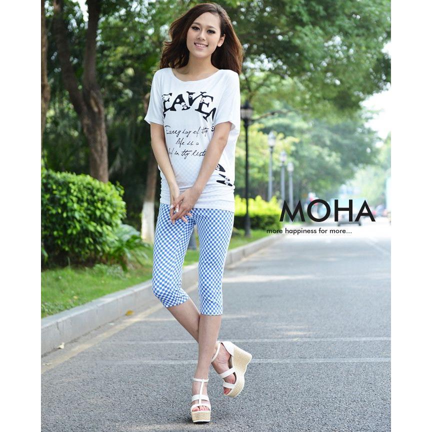 パンツ レギンス チェック ギンガムチェック７分丈ストレッチレギンス |  | 05