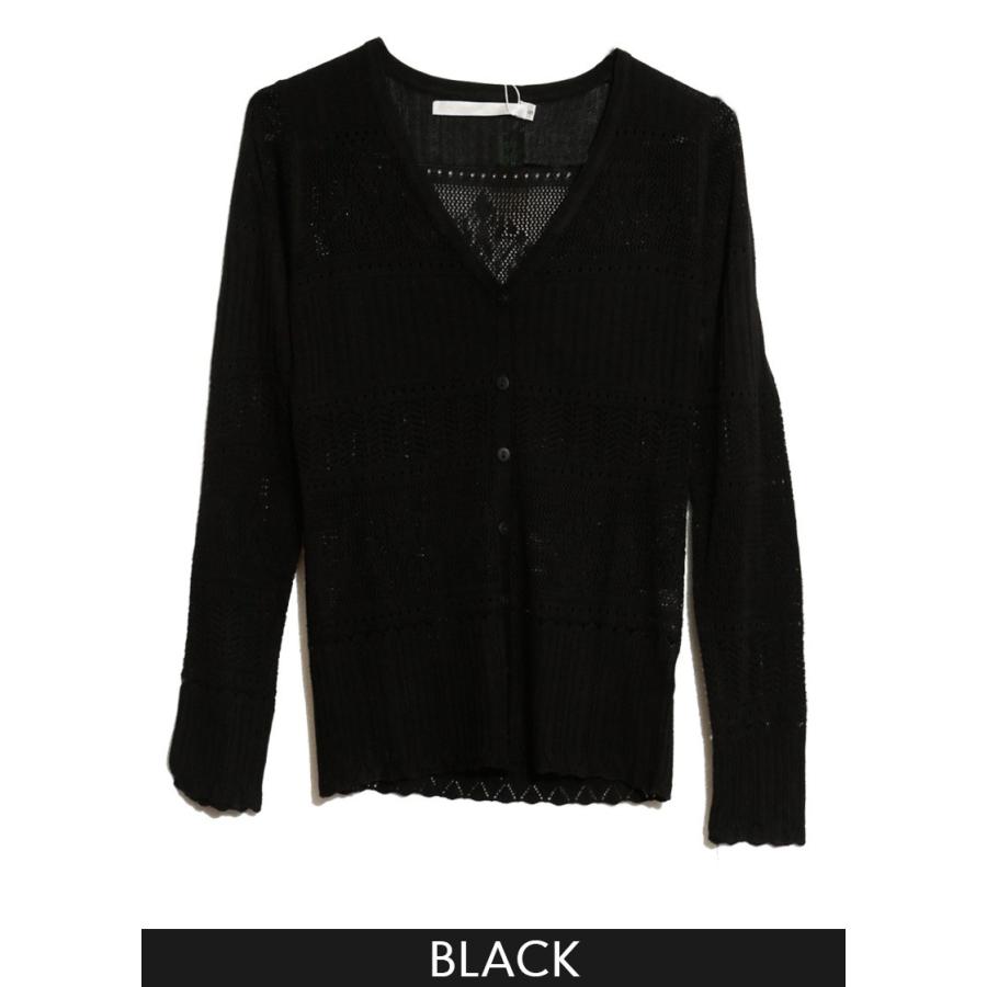 カーディガン ニット Vネックレースニットカーディガン |  | 05
