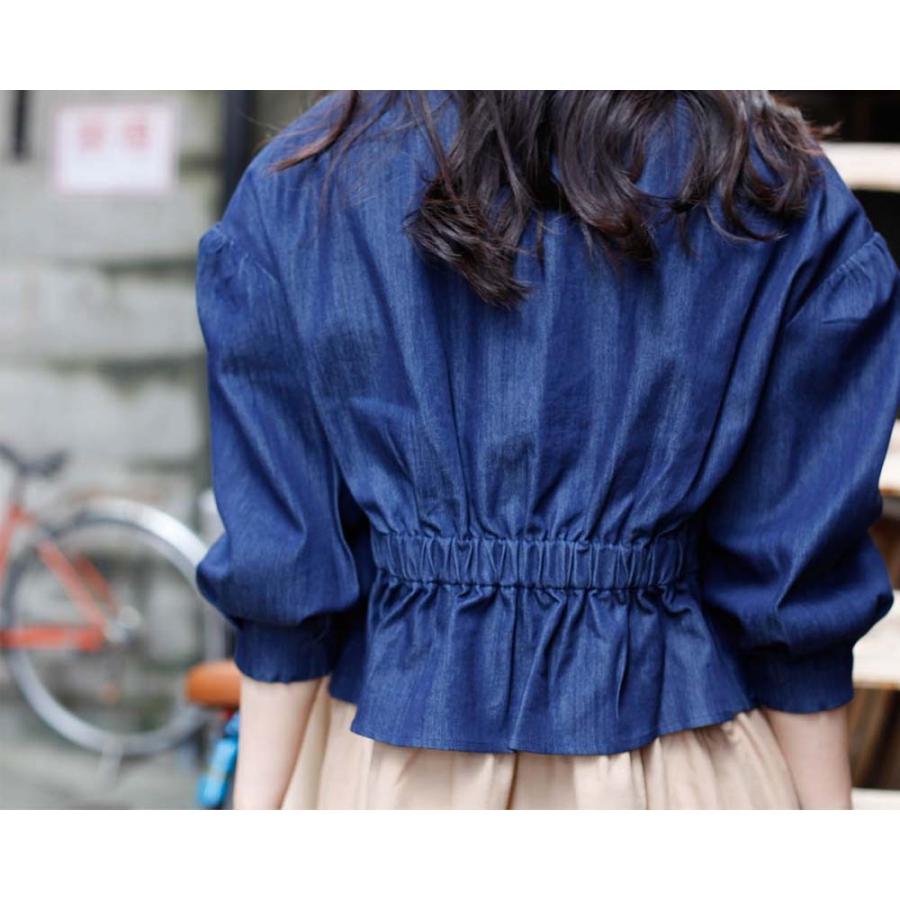 コットンノーカラージャケット ジャケット レディース　ノーカラー ライトアウター 秋 春 通勤 仕事 シンプル ベーシック ジッパー 綿 コットン 【aimoha】 |  | 09