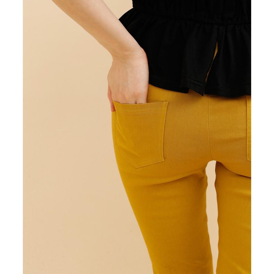 【売れ筋No.2！ポケット付き美脚レギンス】レギパン スキニー パンツ レディース 春 春新作 レギンス 無地 ストレッチ ハイウエスト 伸びる 大きいサイズ |  | 03