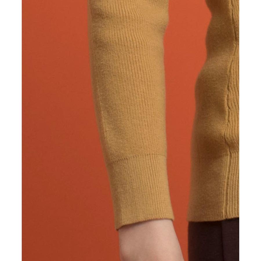 【お得なOUTLET★ITEM】ハイネックニットジップアップジャージ ニット レディース ジップアップ ジャージ アウター ニットアウター ニット カーディガン |  | 17