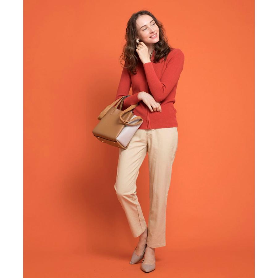 【お得なOUTLET★ITEM】ハイネックニットジップアップジャージ ニット レディース ジップアップ ジャージ アウター ニットアウター ニット カーディガン |  | 04