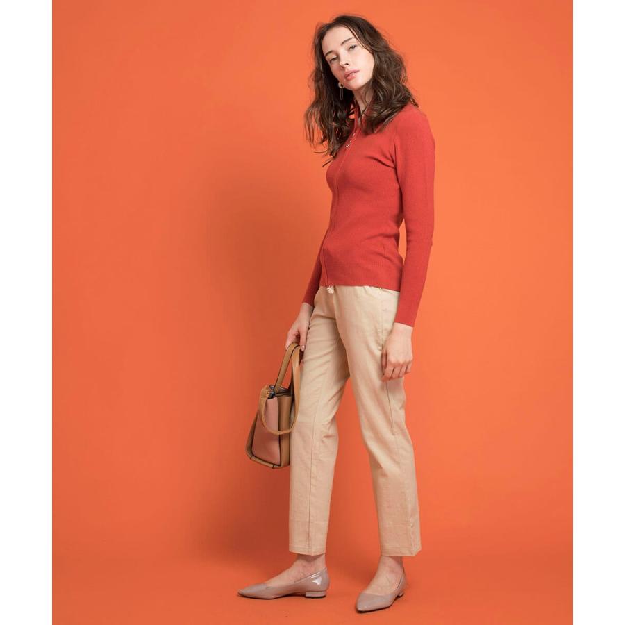 【お得なOUTLET★ITEM】ハイネックニットジップアップジャージ ニット レディース ジップアップ ジャージ アウター ニットアウター ニット カーディガン |  | 05