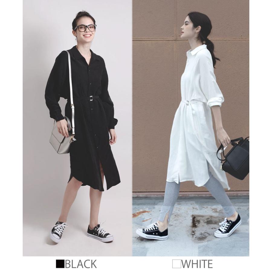 シャツワンピース テンセル シャツ ワンピース シンプル ロングシャツ 通勤 |  | 07