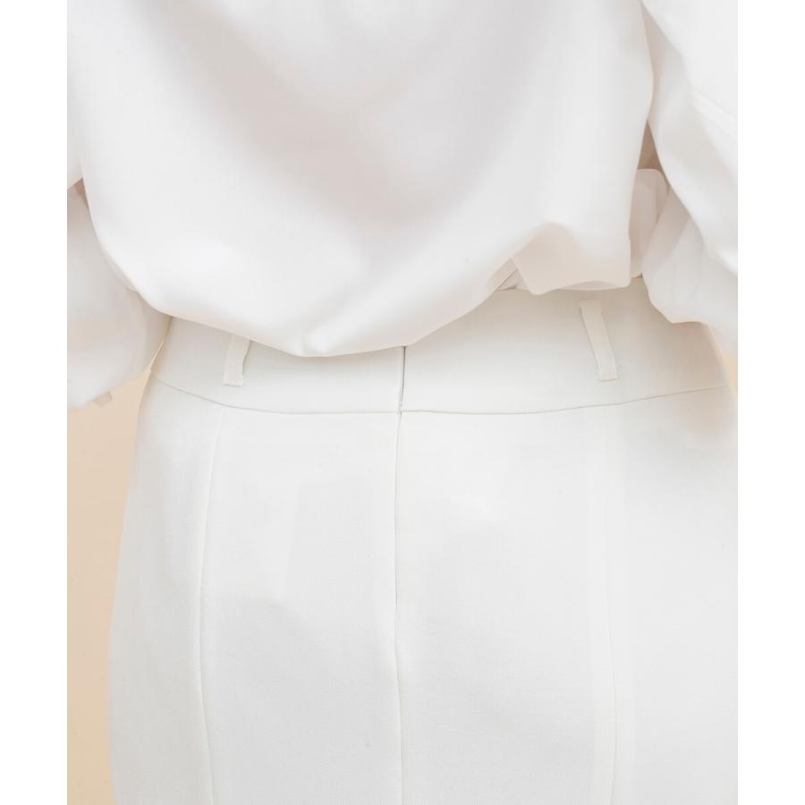 タイトスカート ペプラム 春 スプリング 春服 ひざ丈 ウエストペプラムタイトスカート 仕事 職場 通勤 デート |  | 17