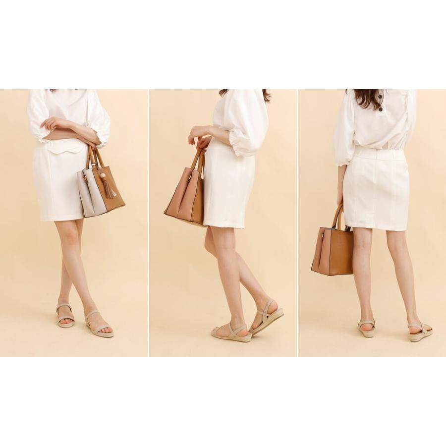 タイトスカート ペプラム 春 スプリング 春服 ひざ丈 ウエストペプラムタイトスカート 仕事 職場 通勤 デート |  | 19