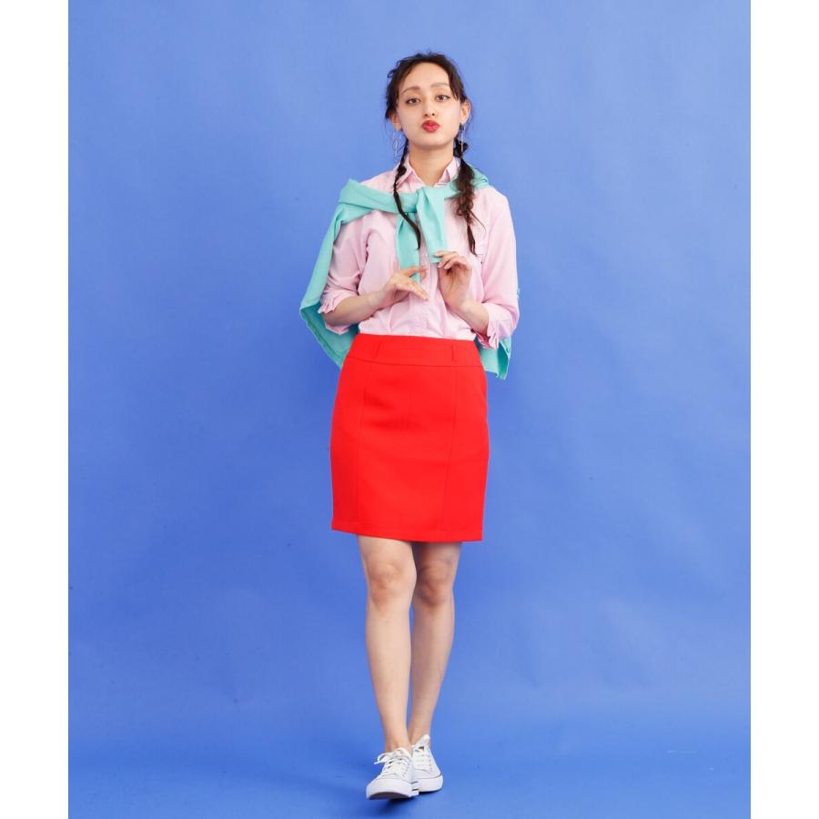 スカート タイトスカート ひざ丈 オフィス ベルト付きタイトスカート |  | 08