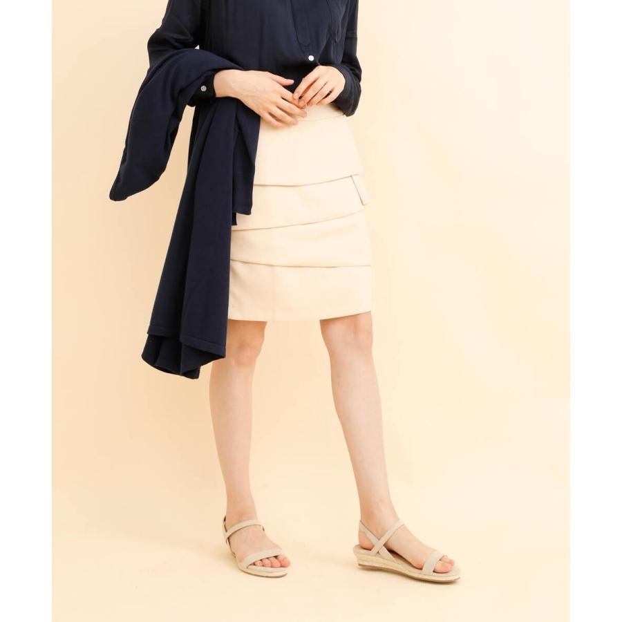 スカート タイトスカート タイト ペプラム ひざ丈 ティアード ぺプラムタイトスカート |  | 11