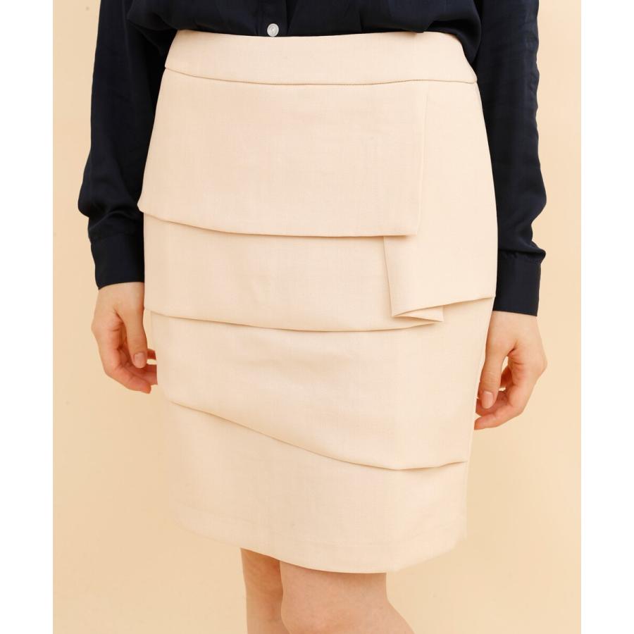 スカート タイトスカート タイト ペプラム ひざ丈 ティアード ぺプラムタイトスカート |  | 09