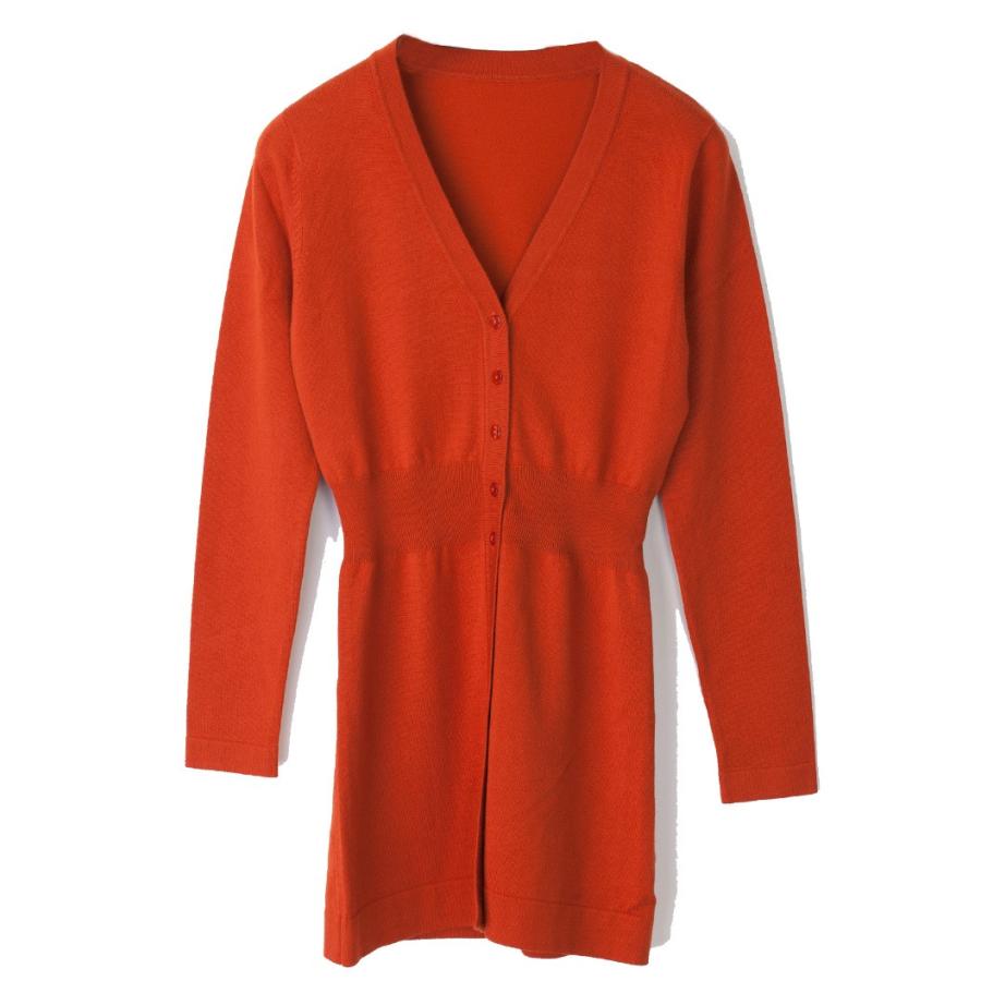 カーディガン ニット ウエストリブニットロングカーディガン |  | 02