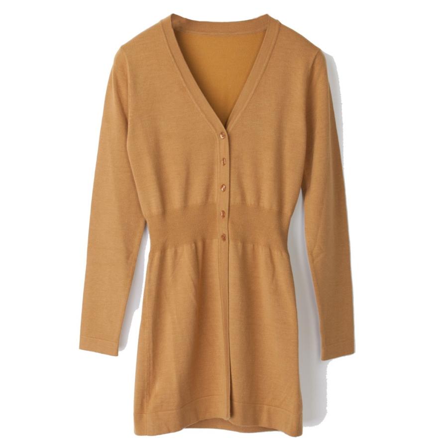 カーディガン ニット ウエストリブニットロングカーディガン |  | 03